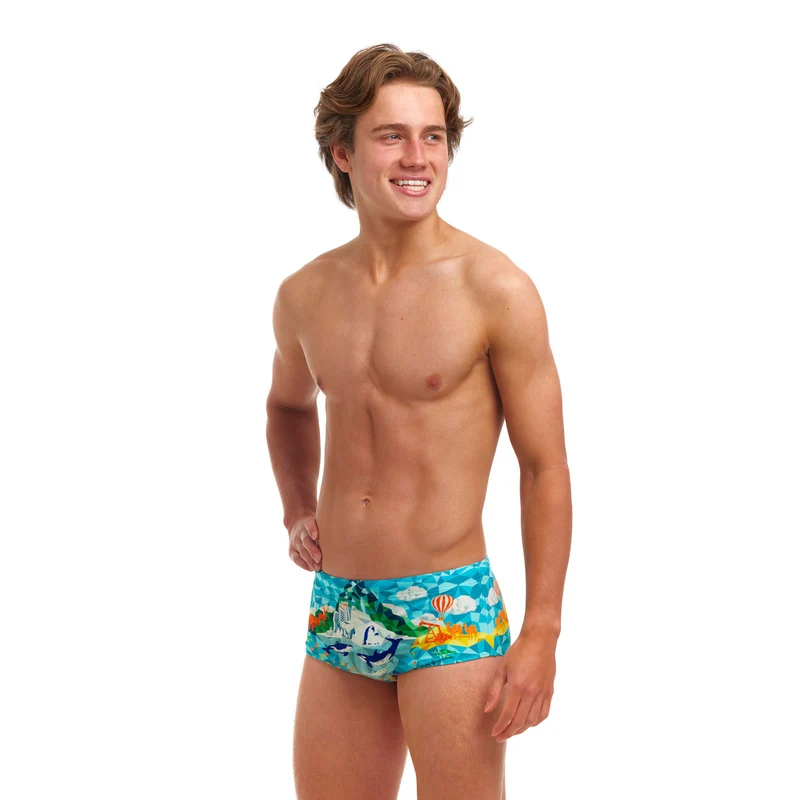 Funky Trunks Boys Sidewinder Trunk Wildermess
