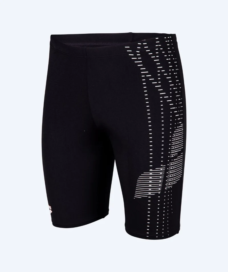 Arena lange Badehose für Herren - Asymmetrical - Schwarz/Weiß