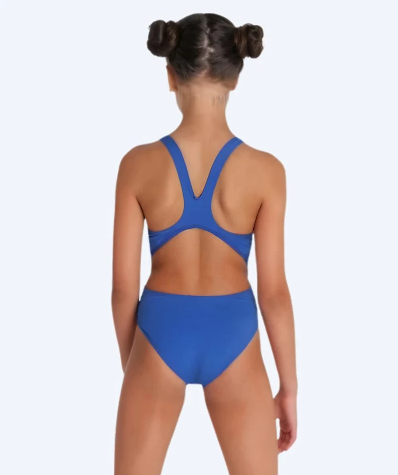 Arena Badeanzug für Mädchen - Team Swim Tech Solid - Blau
