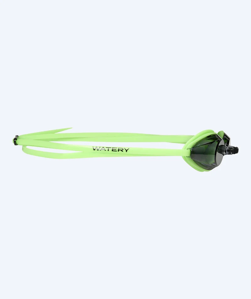 Watery Schwimmbrille für Kinder - Catch - Grün (Smoke Scheiben)