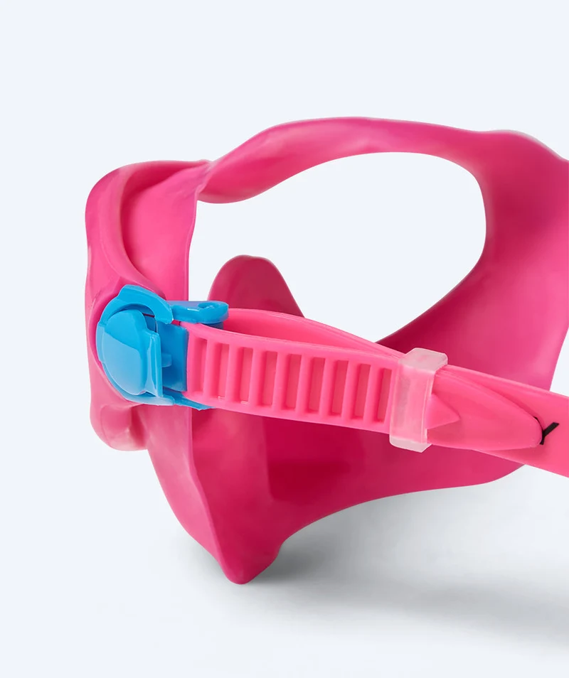 Watery Schwimmmaske für Kinder - Ocean - Rosa/Klar