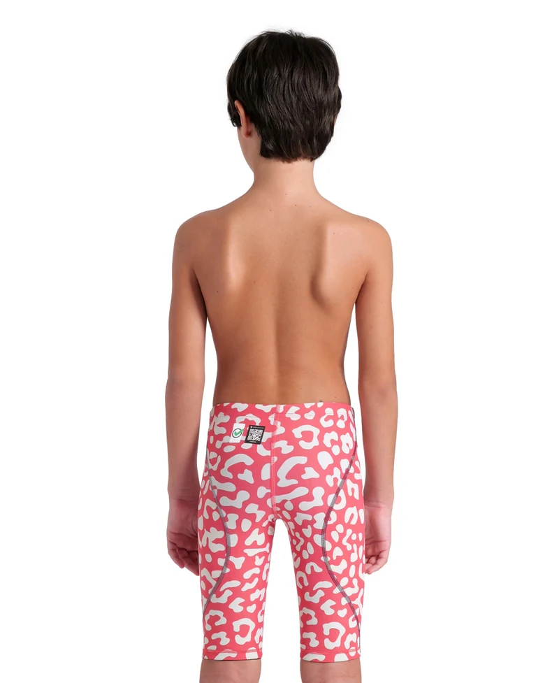 Arena Jungen Wettkampfhose Jammer Powerskin ST Next LE Leopard Skin Geranium