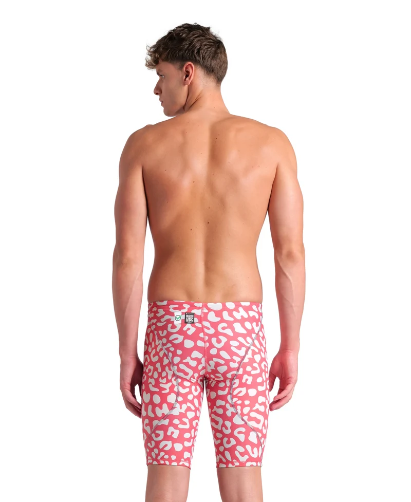 Arena Herren Wettkampfhose Jammer Powerskin ST Next LE Leopard Skin Geranium