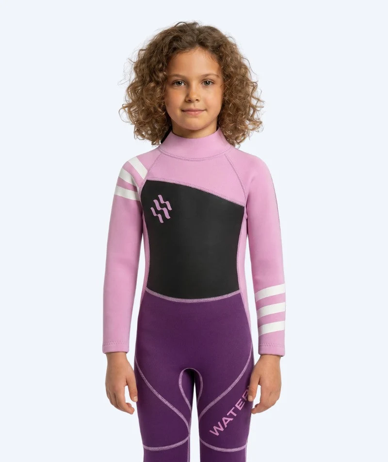 Watery Neoprenanzug für Kinder - Electra (2.2mm) - Lila/Hellrosa