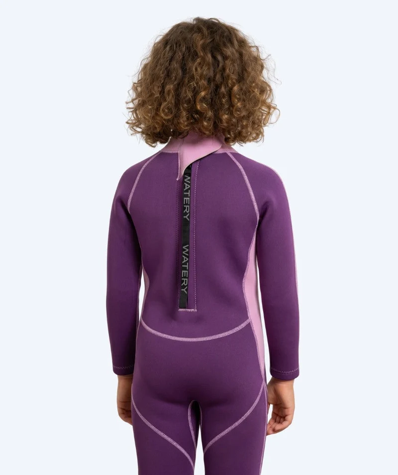 Watery Neoprenanzug für Kinder - Electra (2.2mm) - Lila/Hellrosa