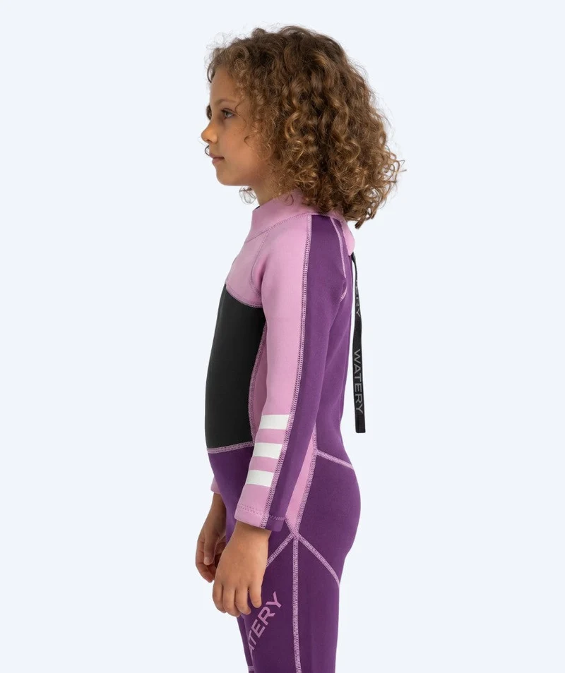 Watery Neoprenanzug für Kinder - Electra (2.2mm) - Lila/Hellrosa