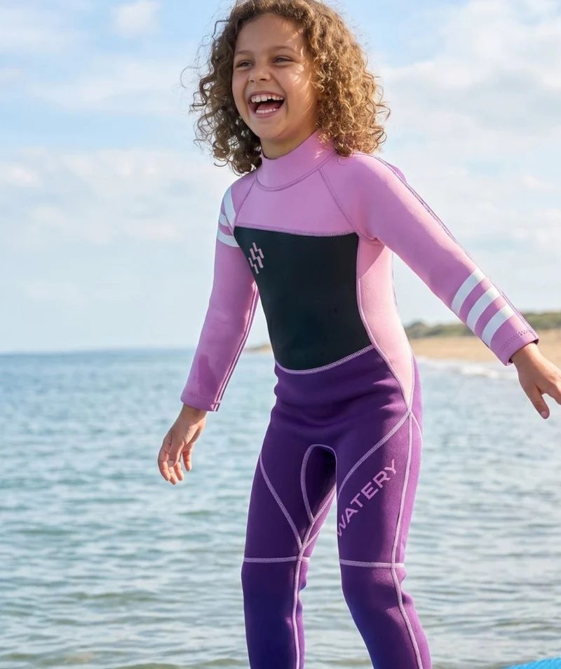 Watery Neoprenanzug für Kinder - Electra (2.2mm) - Lila/Hellrosa