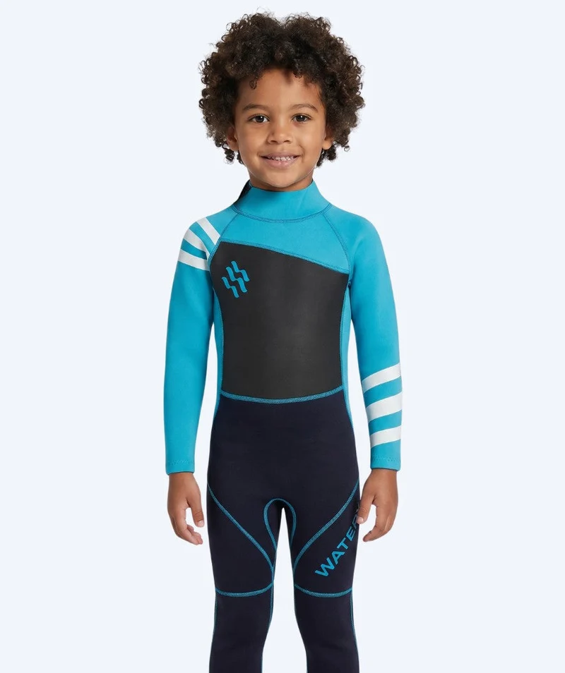 Watery Neoprenanzug für Kinder - Electra (2.2mm) - Dunkelblau/Hellblau