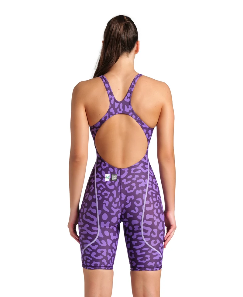 Arena Damen Wettkampf Schwimmanzug Powerskin ST Next LE Leopard Skin Violet