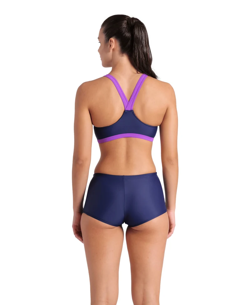 Arena Damen Wake Bikini Energy Back Navy - Violet