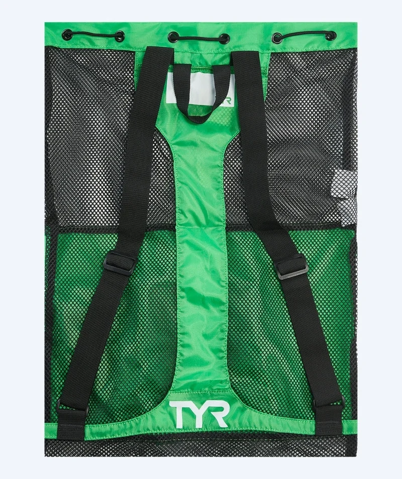 TYR Netzbeutel zum Schwimmen - Big Mesh Mummy 40L - Grün/Schwarz