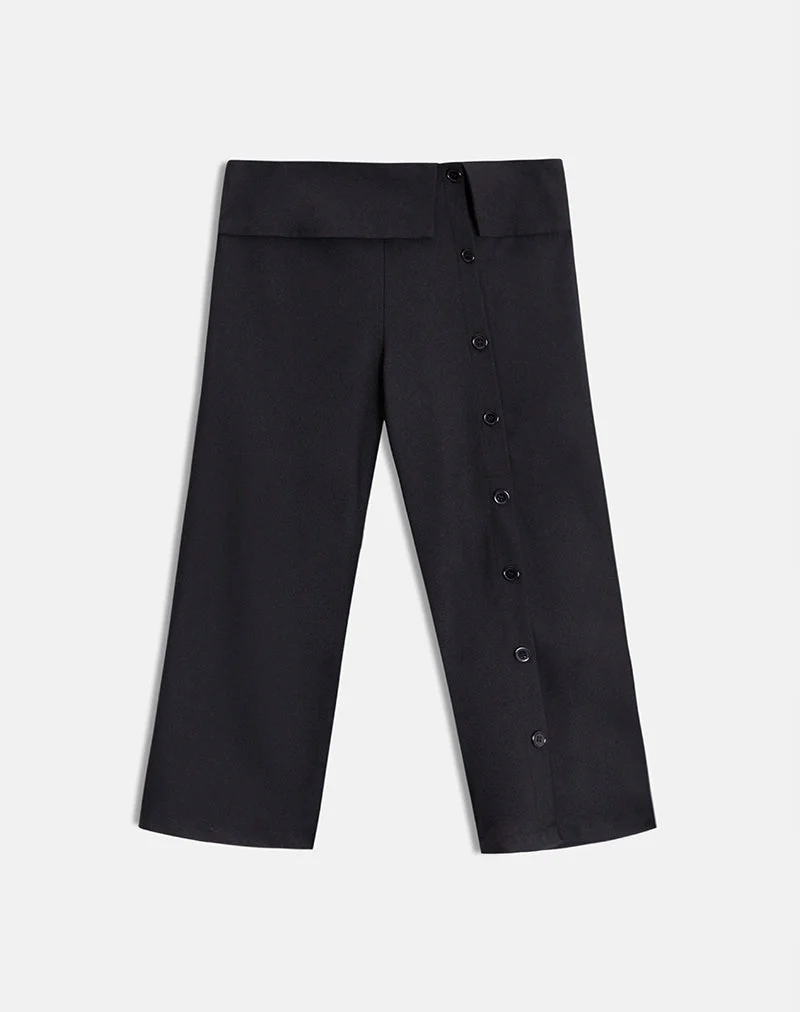 Wamari Capri-Hose in Tailoring Black