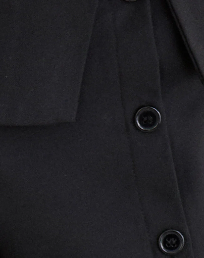 Wamari Capri-Hose in Tailoring Black