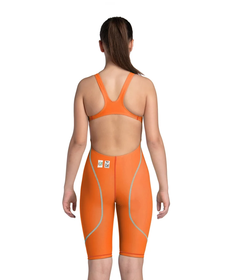 Arena Mädchen Wettkampf Schwimmanzug Powerskin ST Next LTE Orange Teal