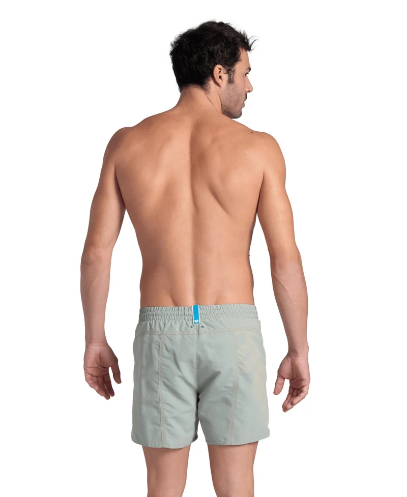 Arena Herren Badeshort Pro File Logo Jade-Salmon-Pink