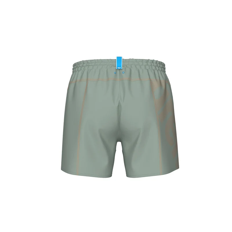 Arena Herren Badeshort Pro File Logo Jade-Salmon-Pink