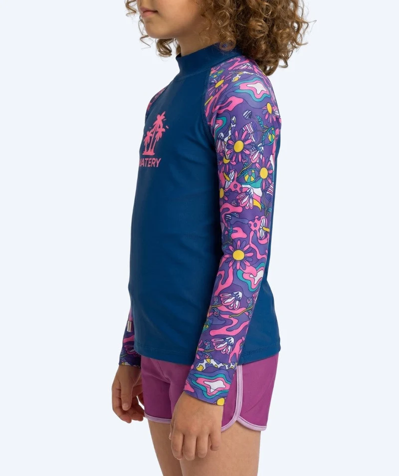 Watery UV Shirt für Kinder - Osiris Langarm Rashguard - Mehrfarbig/Dunkelblau