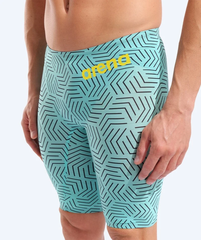 Arena Wettkampf Badehose für Herren - Carbon Air 2 - Blau/Gelb