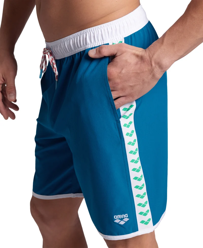 Arena Icons Teamstripe Bermuda Blue Cosmo - White - Green