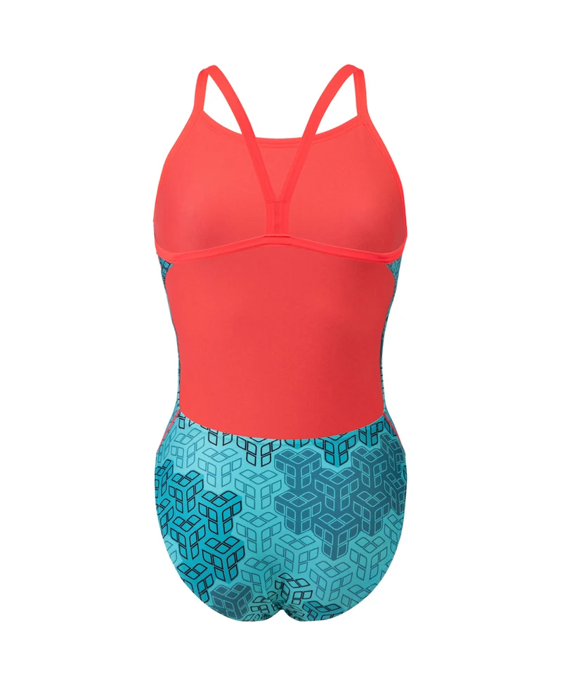 Arena Damen Schwimmanzug Challenge Back Camo Kikko