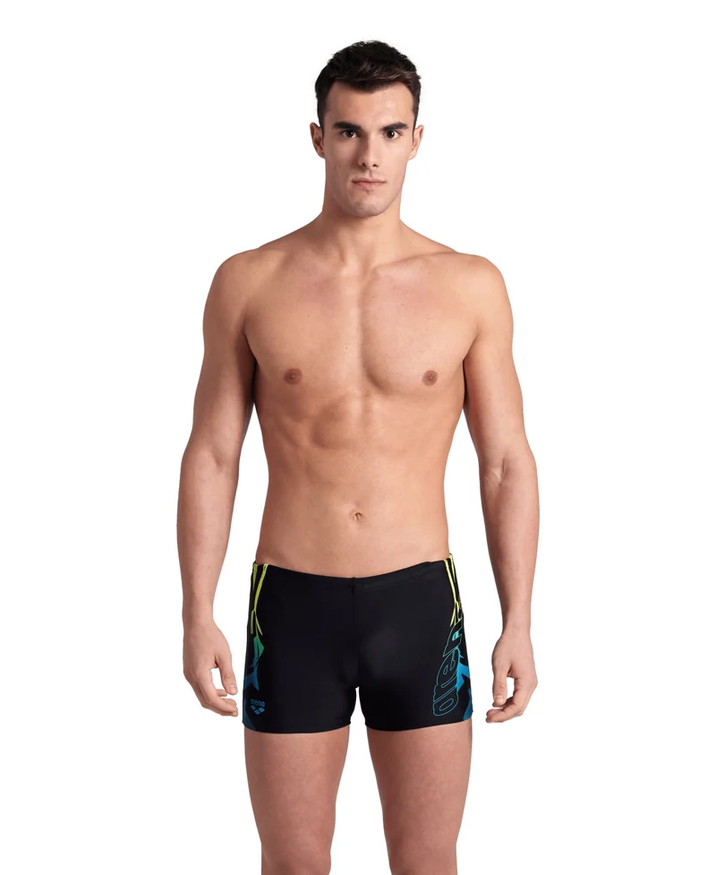 Arena Herren Badehose Swim Short Gleam Black