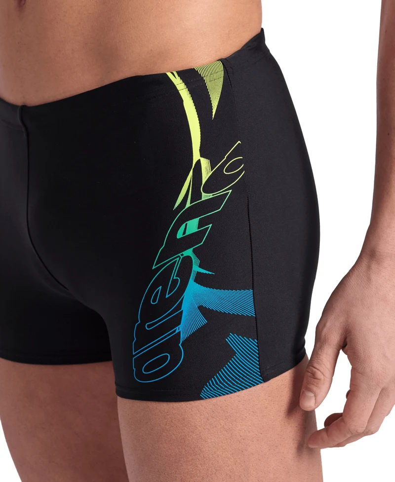 Arena Herren Badehose Swim Short Gleam Black