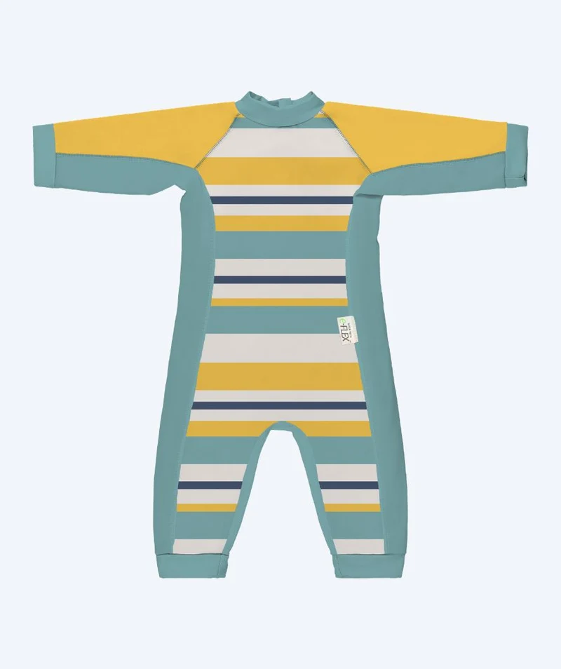Konfidence Neoprenanzug für Babys - SplashyTM - Blau/Gelb
