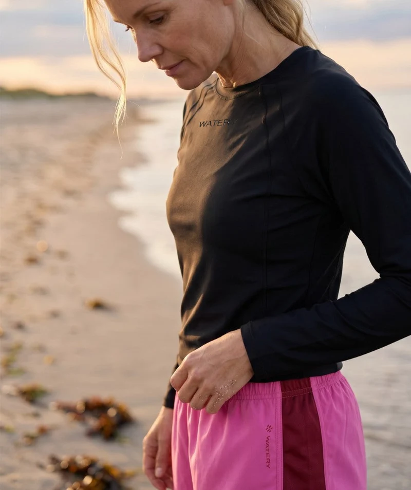 Watery Badeshorts für Damen - Aiko - Rosa/Dunkelrot