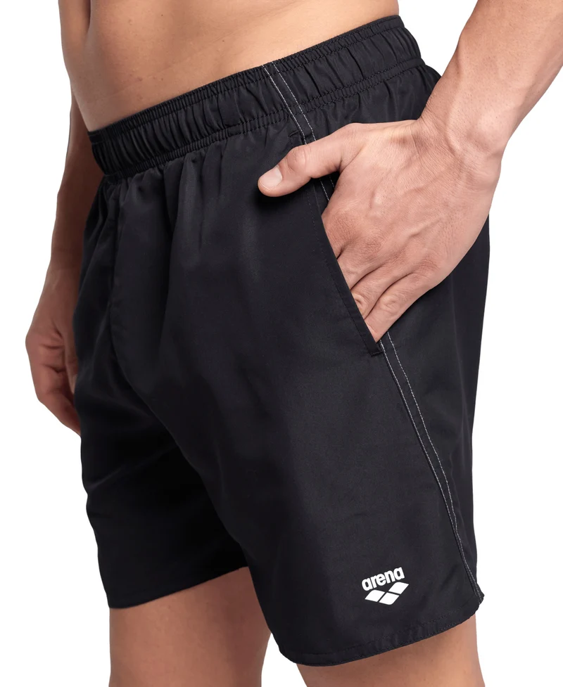 Arena Herren Fundamentals R Boxer Beach Shorts Black-White