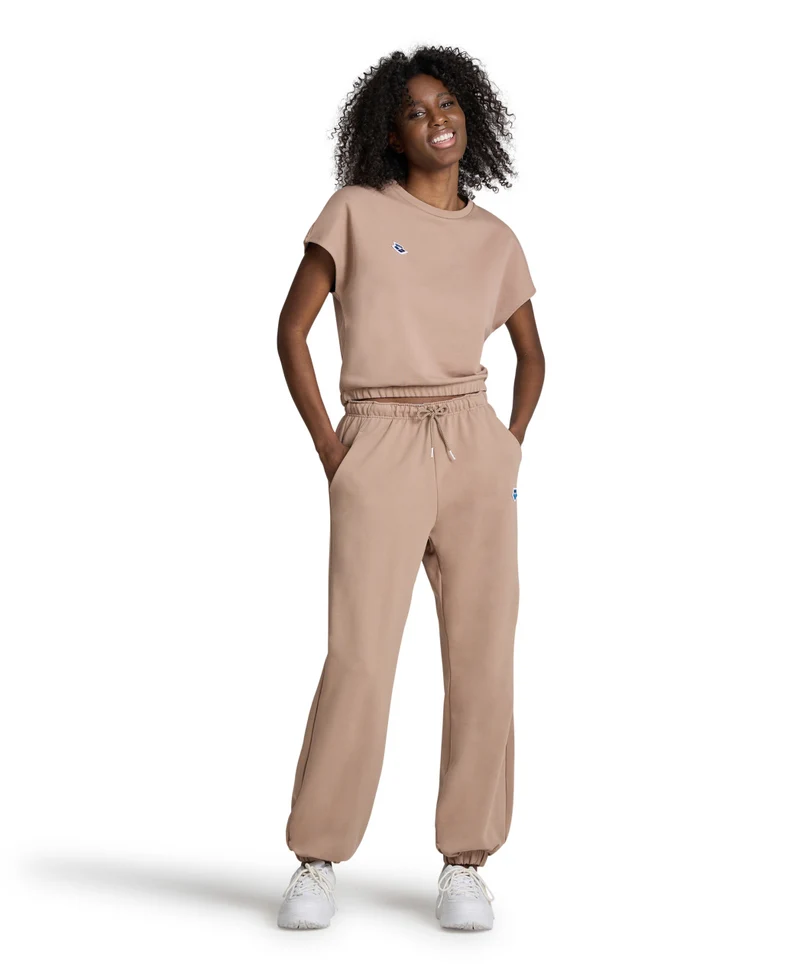Arena Icons Damen Jogginghose Wide Pant Caramelo