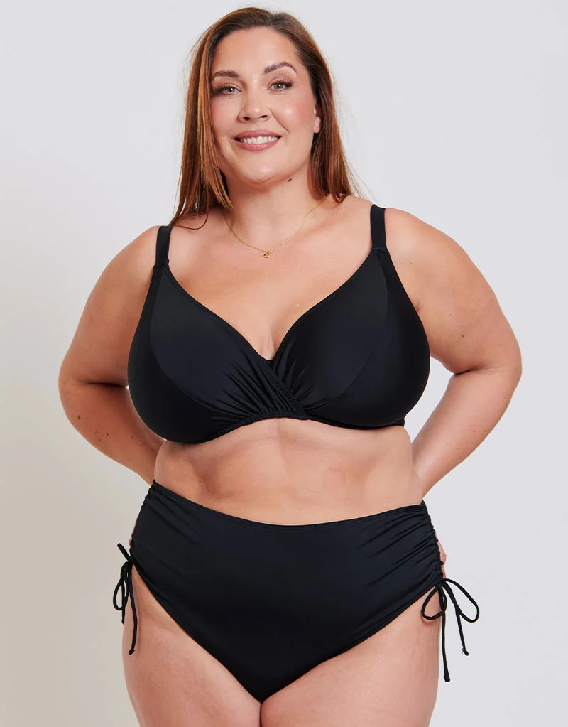 Adella Calypso High Waist Bikini Brief Black