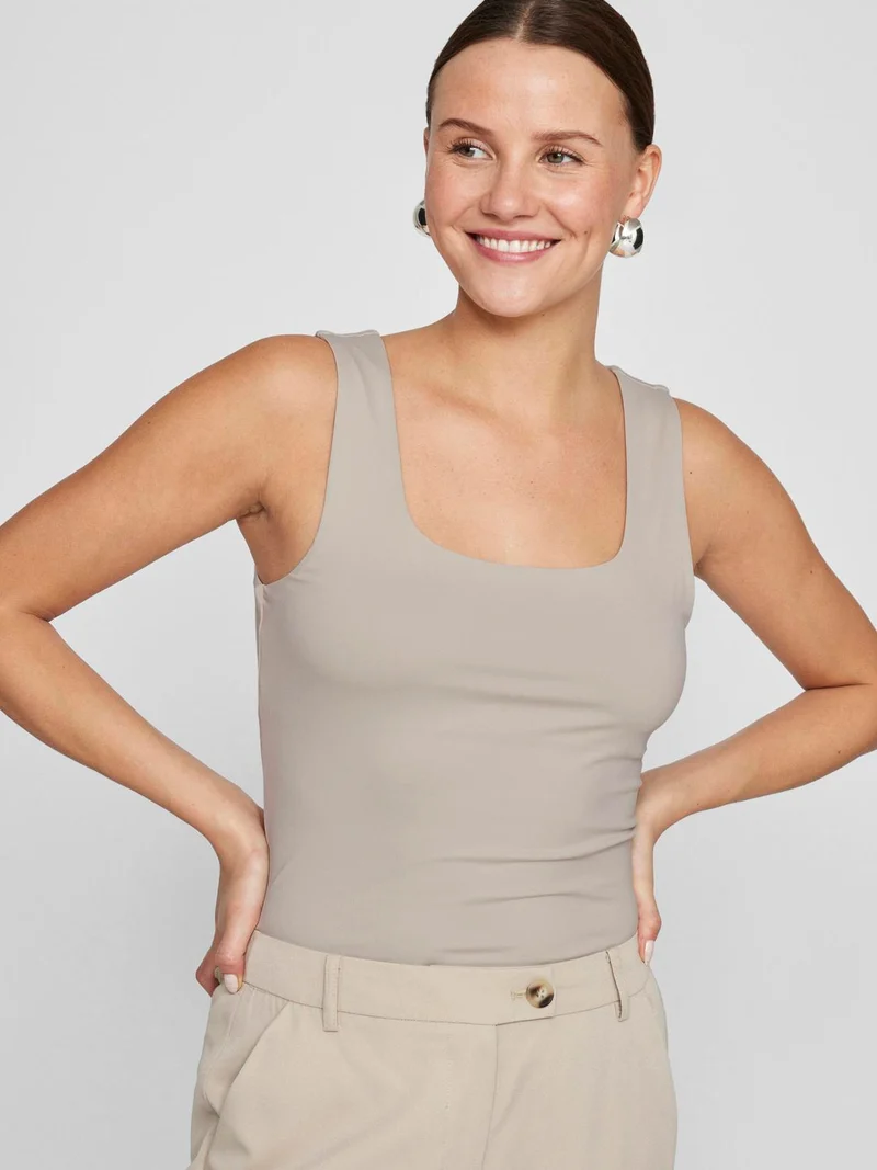 VIKENZA U-NECK S/L TANK TOP