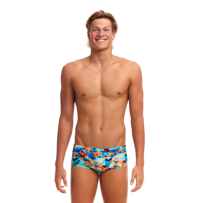 Funky Trunks Herren Classic Trunk Smashed Wave