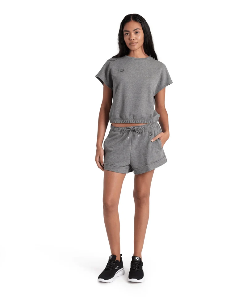 Arena Damen Icons Short dark grey-heather