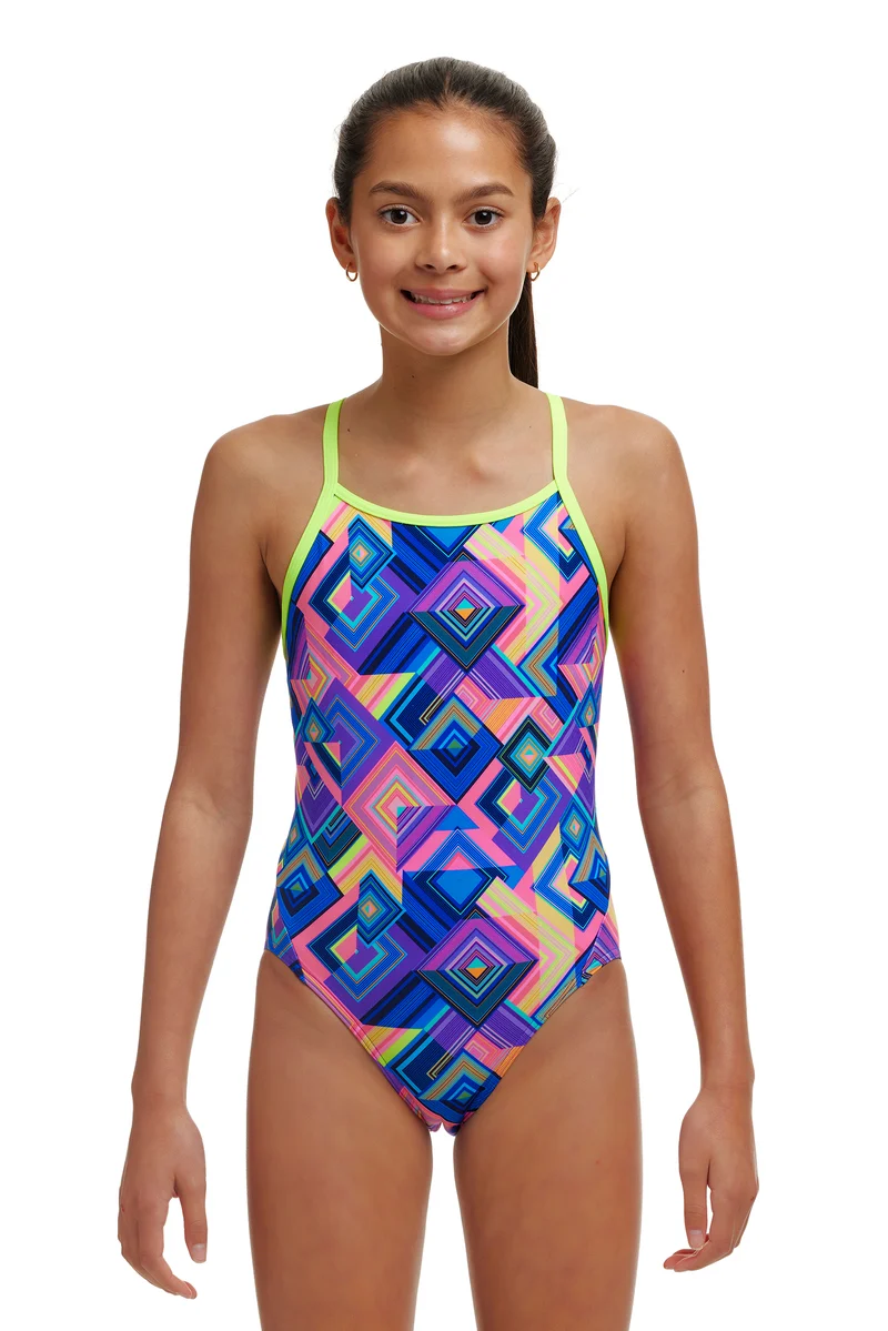 Funkita Girls Schwimmanzug Diamond Back Be Square