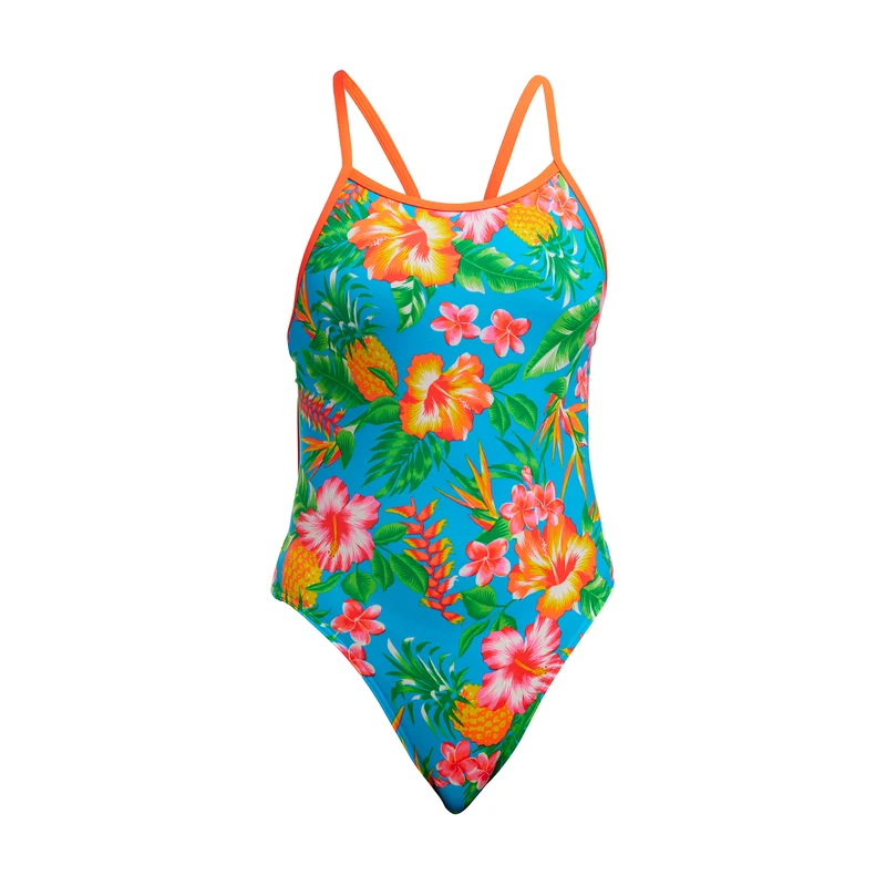Funkita Girls Anzug Single Strap Blue Hawaii