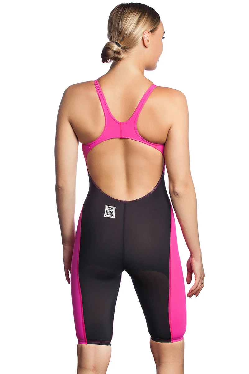 MAD Wave Revolution Damen Open Back schwarz-pink