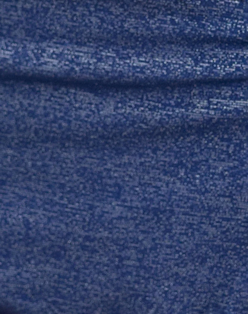 Tarikh Schwimm-Tanktop in Shimmer Navy