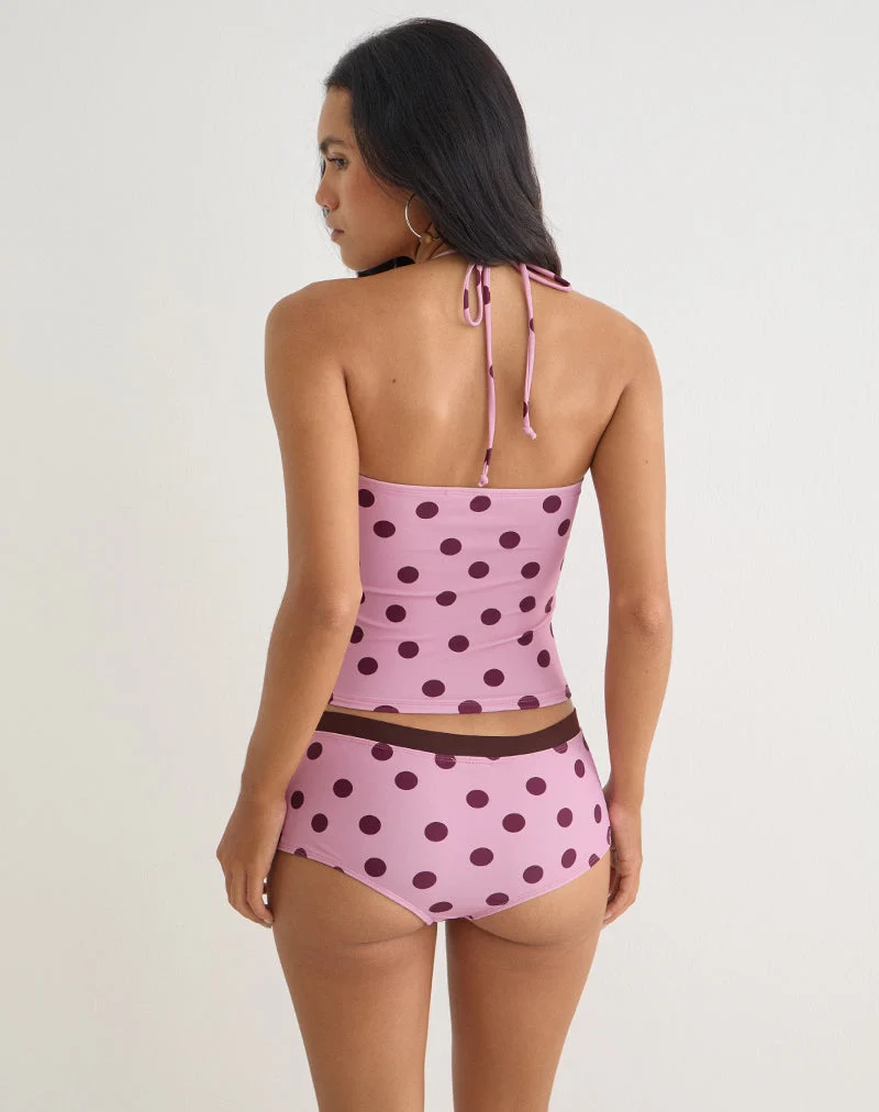 Baela Tankini in Rosa mit unregelmäßigen Punkten
