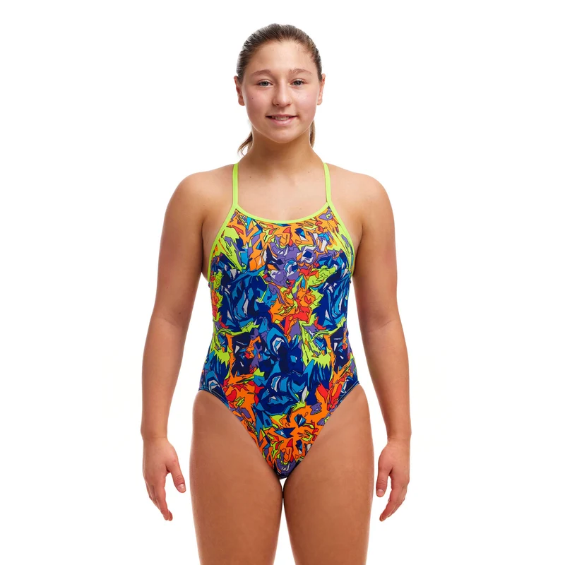 Funkita Girls Schwimmanzug Diamond Back Mixed Mess