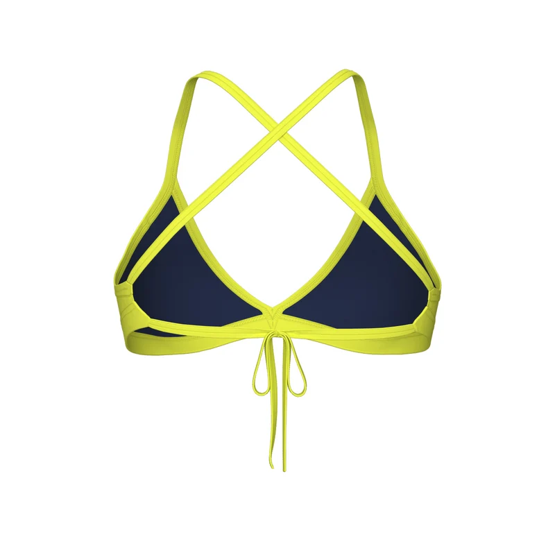Arena Damen Bikinitop Tie Back Solid Soft Green
