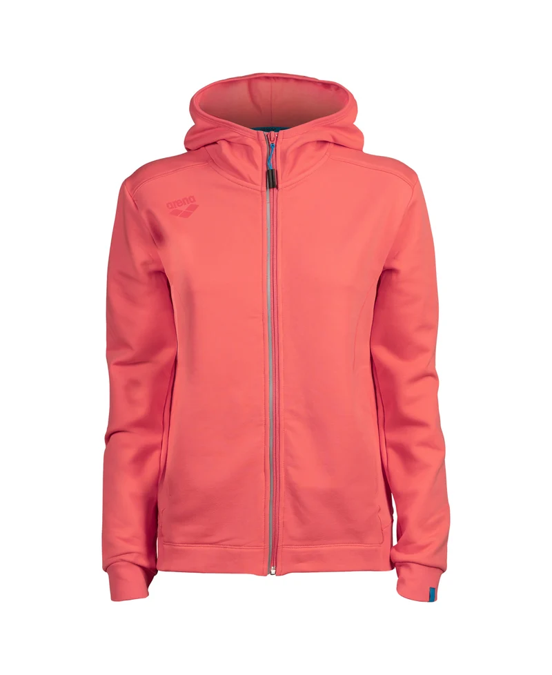 Arena Damen Sport Kapuzenjacke Panel Calypso Coral