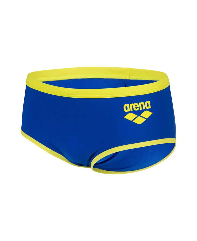 Arena Herren ONE 12 cm Brief Biglogo Neon Blue-Soft Green