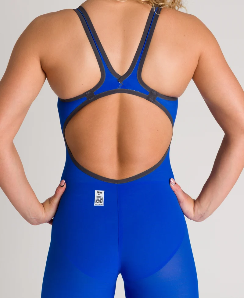 Arena Damen Powerskin Carbon Air2 Bodysuit Open Back ocean blue hu