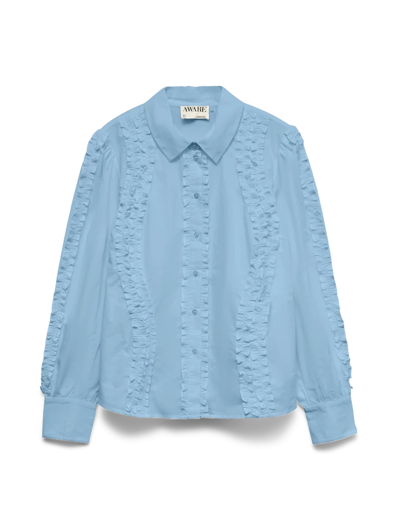 VMJUVENA LS FRILL SHIRT