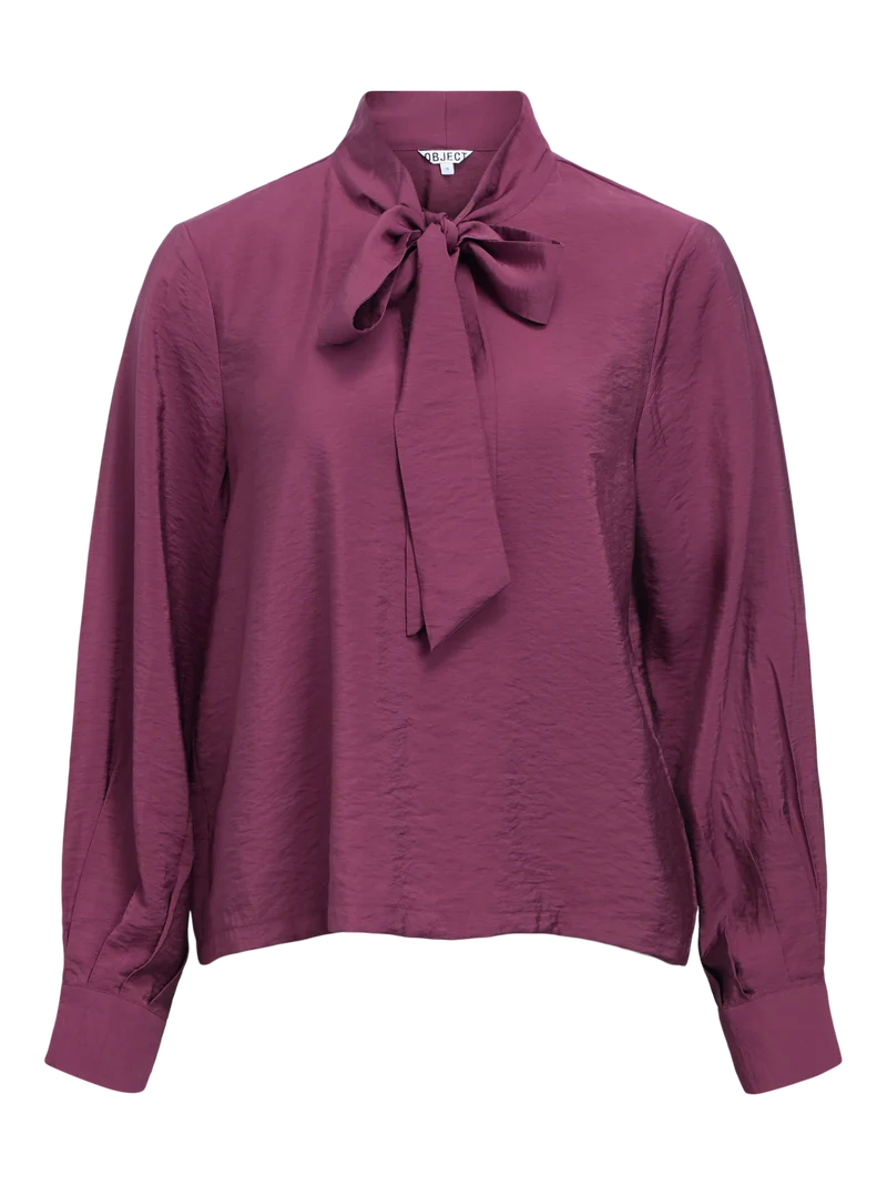 OBJJACIRA L/S RE BOW SHIRT