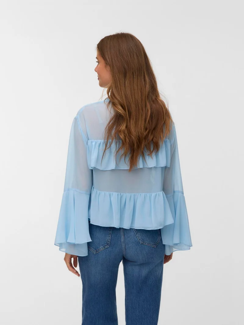 VMLUNA LS RUFFLE TOP