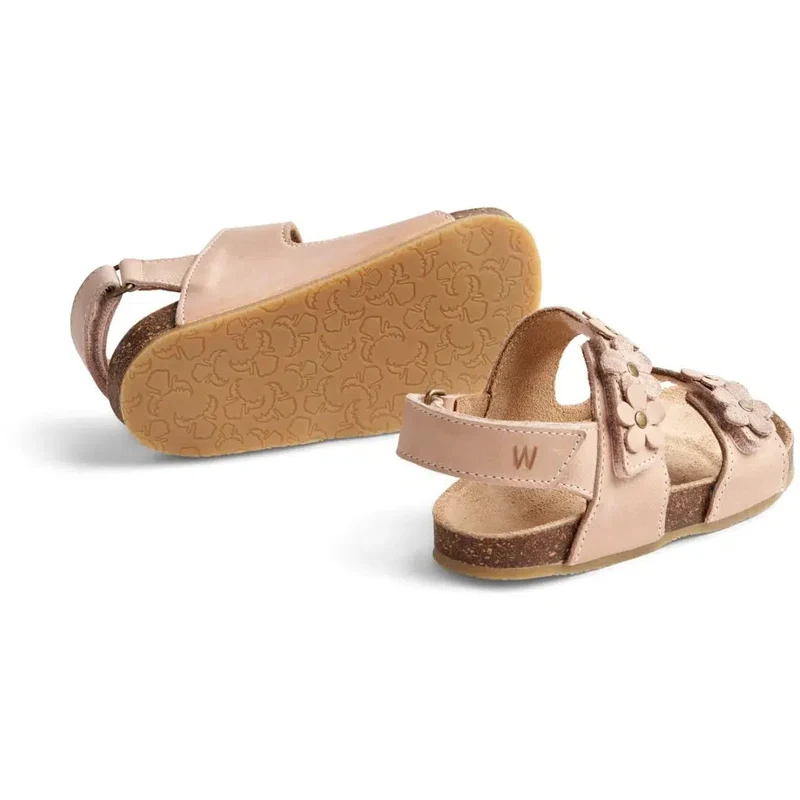Wheat Clare Flower Sandale - beige Rose