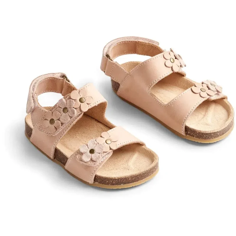 Wheat Clare Flower Sandale - beige Rose