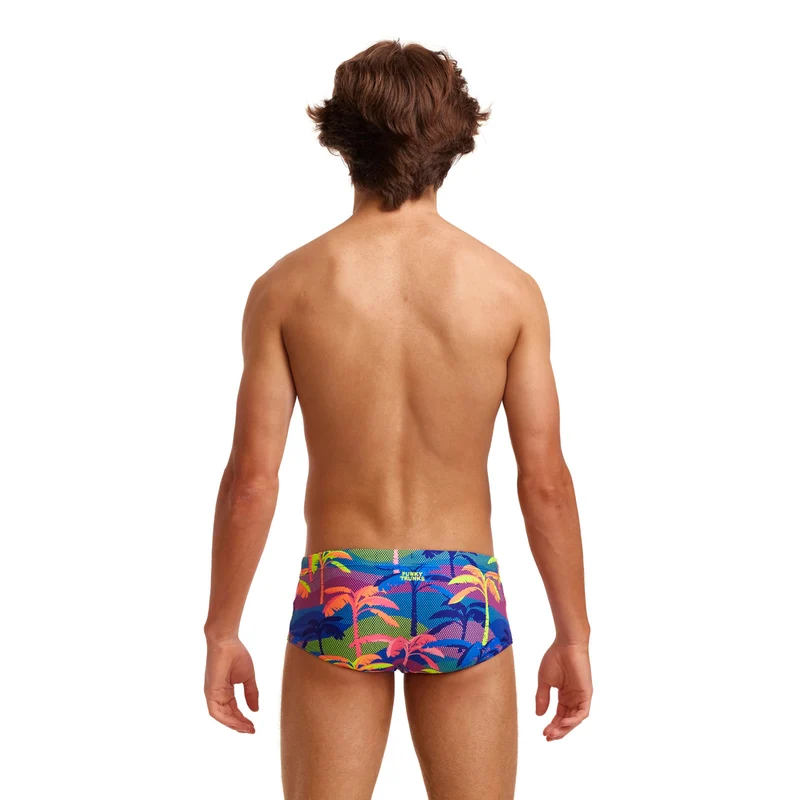 Funky Trunks Boys Sidewinder Trunk Palm A Lot